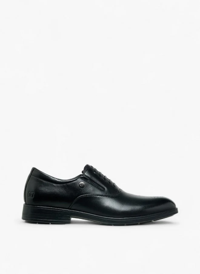 DUCHINI Men Slip-On Leather Oxford Shoes